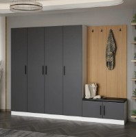 Antreu Trendy Noe 8297 Anthracite/Wood 270x210x35cm GTR004017 imaginea #3 — magazin online Desire.md