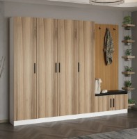 Antreu Trendy Noe 8303 Walnut/Wood 270x210x35cm GTR004018 imaginea #2 — magazin online Desire.md