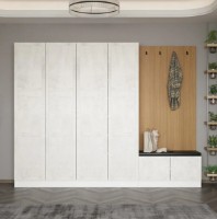 Прихожая Trendy Noe 8309 White/Wood 270x210x35cm GTR004019