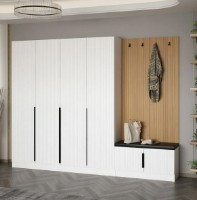 Antreu Trendy Noe 8327 White/Wood 270x210x35cm GTR004022 imaginea #3 — magazin online Desire.md