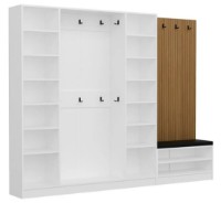 Antreu Trendy Noe 8327 White/Wood 270x210x35cm GTR004022 imaginea #4 — magazin online Desire.md