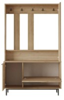 Прихожая Trendy ON11-SU Oak/Walnut/Black 112.2x166.2x35.5cm GTR001388 фото №2 — интернет-магазин Desire.md