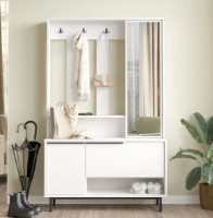 Прихожая Trendy ON11-W White/Black 112.2x178.2x33.5cm GTR001386 фото №1 — интернет-магазин Desire.md