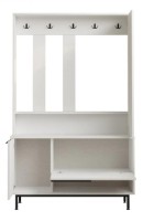 Прихожая Trendy ON11-W White/Black 112.2x178.2x33.5cm GTR001386 фото №2 — интернет-магазин Desire.md