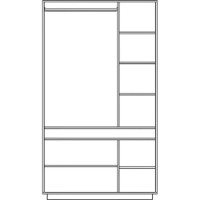 Dormitor Yasen Женева 10 Sonoma Oak Truffle/Wenge Magic imaginea #2 — magazin online Desire.md