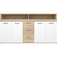 Комод Yasen Леос Oak Sonoma/Nymphea Alba