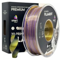 Филамент для 3D печати Smart Print FG-S108-E1 Silk PLA Black/Gold/Purple