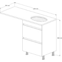 Dulap cu lavoar Supraten 1511932 imaginea #2 — magazin online Desire.md