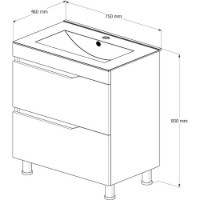 Dulap cu lavoar Supraten 1511301 imaginea #3 — magazin online Desire.md