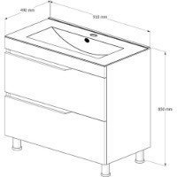 Dulap cu lavoar Supraten 1511430 imaginea #3 — magazin online Desire.md
