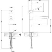 Смеситель для кухни Gessi Neutron 17118-031 фото №2 — интернет-магазин Desire.md