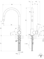 Смеситель для кухни Gessi Neutron 17120-031 фото №2 — интернет-магазин Desire.md