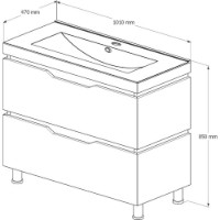 Dulap cu lavoar Supraten 1512136 imaginea #2 — magazin online Desire.md