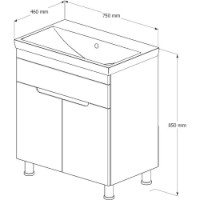 Dulap cu lavoar Supraten 1511554 imaginea #2 — magazin online Desire.md