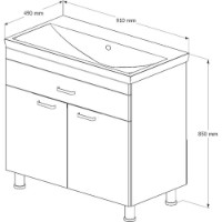 Dulap cu lavoar Supraten 1512095 imaginea #4 — magazin online Desire.md