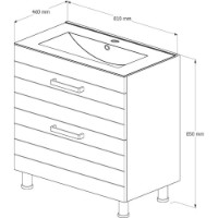 Dulap cu lavoar Supraten 1511678 imaginea #4 — magazin online Desire.md