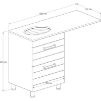 Dulap cu lavoar Supraten 1511680 imaginea #3 — magazin online Desire.md