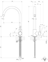Смеситель для кухни Gessi Neutron 20570-031 фото №2 — интернет-магазин Desire.md