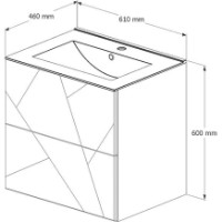 Dulap cu lavoar Supraten 1511770 imaginea #3 — magazin online Desire.md