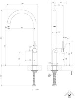 Смеситель для кухни Gessi Stelo 60301-279 фото №2 — интернет-магазин Desire.md