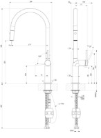 Смеситель для кухни Gessi Stelo 60303-276 фото №2 — интернет-магазин Desire.md