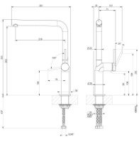 Смеситель для кухни Gessi Stelo 60309-149 фото №2 — интернет-магазин Desire.md
