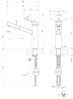 Смеситель для кухни Gessi Thalium 60533-299 фото №2 — интернет-магазин Desire.md