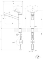 Смеситель для кухни Gessi Thalium 60535-299 фото №2 — интернет-магазин Desire.md