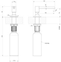 Дозатор моющего средства Gessi Kitchen 29660-239 фото №2 — интернет-магазин Desire.md