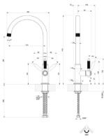 Смеситель для кухни Gessi Venti20 60620#720 фото №2 — интернет-магазин Desire.md