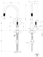Смеситель для кухни Gessi Venti20 60622-720 фото №2 — интернет-магазин Desire.md