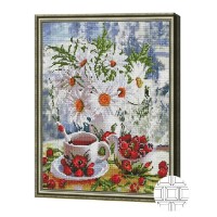 Pictura cu diamante după numere Art Gallery Premium Country Bouquet (QB205779)