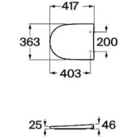 Сиденье для унитаза Roca Ona Compact Soft Close (A801E22001) фото №2 — интернет-магазин Desire.md