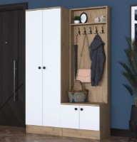 Antreu Trendy P6 M5 2423 Walnut/White 182.8x119.6x35.5cm GTR001420