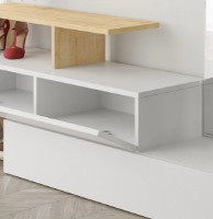 Antreu Trendy Ramda White/Oak 137x154x35cm GTR001333 imaginea #3 — magazin online Desire.md