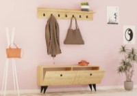 Прихожая Trendy Rupa Oak/Black 113x48.6x29.6cm GTR001407 фото №4 — интернет-магазин Desire.md