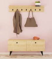 Прихожая Trendy Rupa Oak/Black 113x48.6x29.6cm GTR001407 фото №1 — интернет-магазин Desire.md