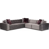 Угловой диван Trendy Lego 3 L1-O1-C-O1-1R Grey 300x300x76cm GTR003663 фото №4 — интернет-магазин Desire.md