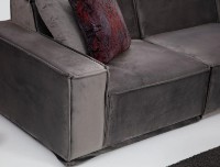 Угловой диван Trendy Lego 3 L1-O1-C-O1-1R Grey 300x300x76cm GTR003663 фото №2 — интернет-магазин Desire.md