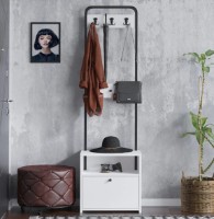 Прихожая Trendy Tina White/Black 50x170x35cm GTR005927