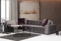 Угловой диван Trendy Lego 7 O1-C-O1-1R Grey 300x190x76cm GTR003643