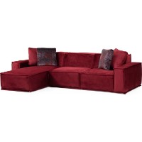 Угловой диван Trendy Lego 8 Chl-O1-1R Burgundy 300x170x76cm GTR003634 фото №5 — интернет-магазин Desire.md