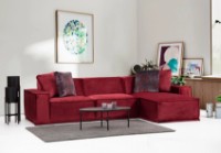 Угловой диван Trendy Lego 9 L1-O1-Chl Burgundy 300x170x76cm GTR003635