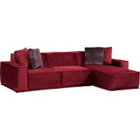 Угловой диван Trendy Lego 9 L1-O1-Chl Burgundy 300x170x76cm GTR003635 фото №4 — интернет-магазин Desire.md