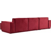 Угловой диван Trendy Lego 9 L1-O1-Chl Burgundy 300x170x76cm GTR003635 фото №6 — интернет-магазин Desire.md