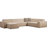 Угловой диван Trendy Lego Chl-02-C-2R Cream 343x262x72cm GTR003688 фото №4 — интернет-магазин Desire.md