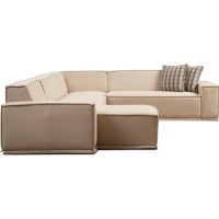 Угловой диван Trendy Lego Chl-02-C-2R Cream 343x262x72cm GTR003688 фото №5 — интернет-магазин Desire.md