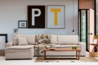 Угловой диван Trendy Lena CHL-3R Beige Sand 323x190x85cm GTR003619 фото №2 — интернет-магазин Desire.md