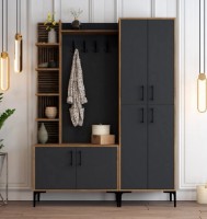 Antreu Trendy Viyana DA Walnut/Anthracit/Black 200x150x35cm GTR001364 imaginea #1 — magazin online Desire.md