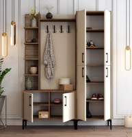 Antreu Trendy Viyana DA Walnut/Cream/Black 200x150x35cm GTR001365 imaginea #2 — magazin online Desire.md